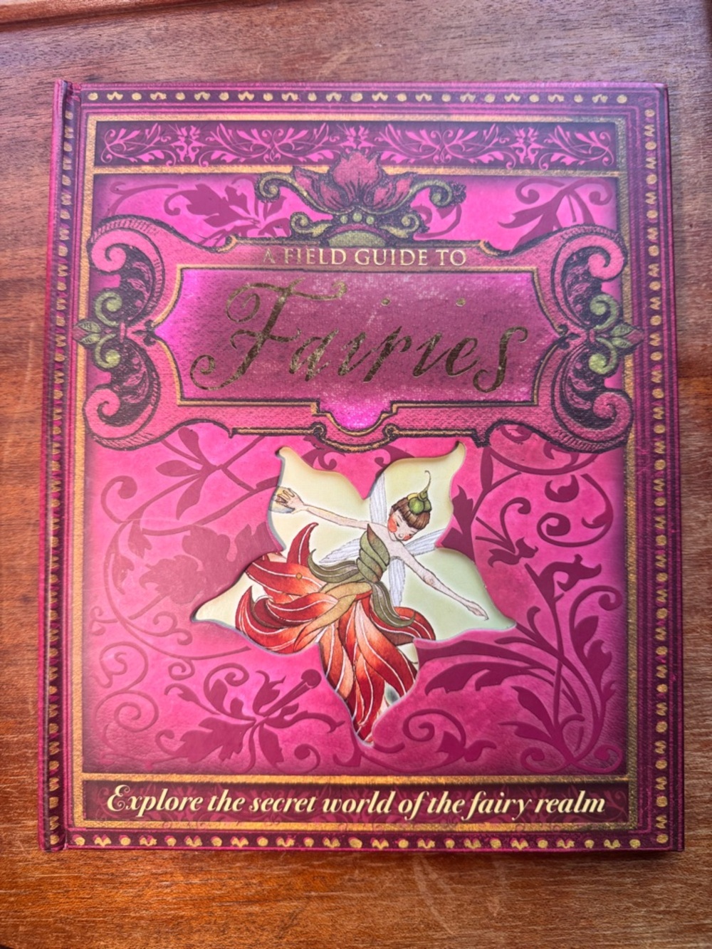 Pop-Up kids book - A Field Guide to Fairies Pink